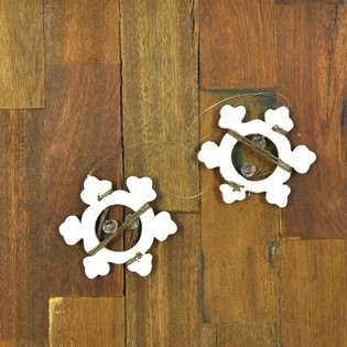 SNOWFLAKE 2 hölzerne Kleiderbügel (12pcs)