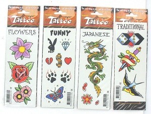 Tattoo-Aufkleber (50 St&uuml;ck)