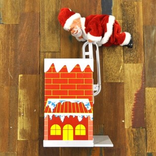 SANTA IN CHIMNEY KLIMT (2 Stück)