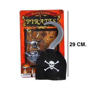 Piraten setzen - BLACK STORM (6 Stck.)