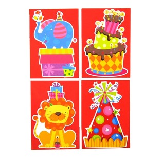 GEBURTSTAG UITNODIGINGDKAARTEN + Umschlag (24st).