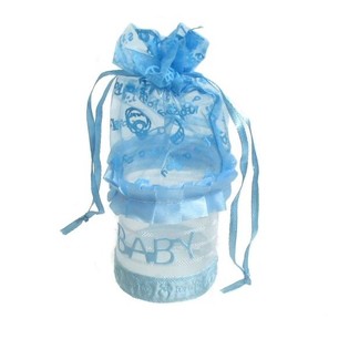 Geburtsgeschenk VERPACKUNG - BABY BLUE (12st).