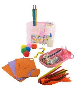 Bastelkoffer f&uuml;r Kinder | Kreativset Gro&szlig;handel