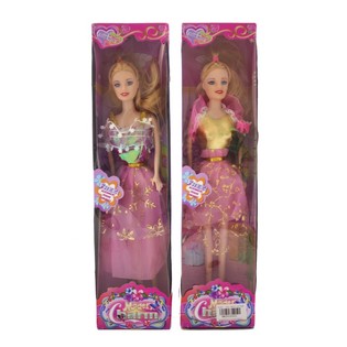 Teenie-Puppe mit Rose (6er-Set)