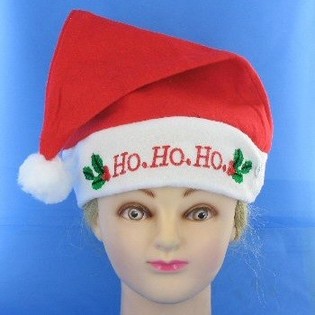 LEUCHTENDE WEIHNACHTSMÜTZE MIT "HO HO HO" (12 Stk.)