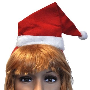 Haarreif mit Weihnachtsmütze (12 Stk.)
