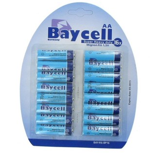 BATTERY "BAYCELL" AA - SUPER HEAVY DUTY (10x16 St&uuml;ck)