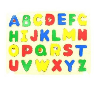 ABCD Holzpuzzle (6er-Pack)