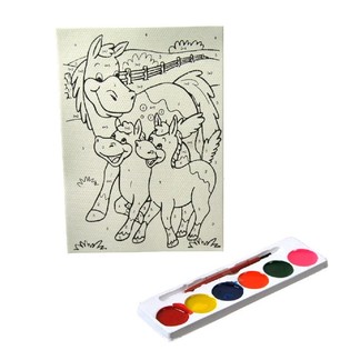 WASSERFARBEN-AUSMALBILD SET (12 Stk.)