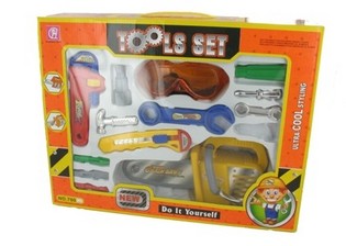 Gro&szlig;es Spielzeug-Werkzeug-Set f&uuml;r Kinder
