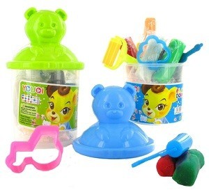 Knetmasse-Set - Modell B&auml;r (12er-Pack)