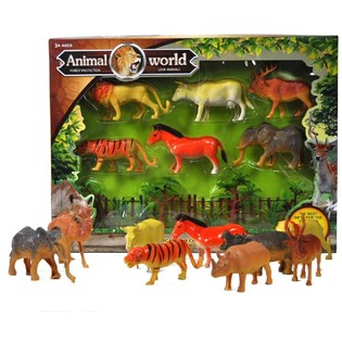 Wildtiere-Spielfiguren-Set in Box