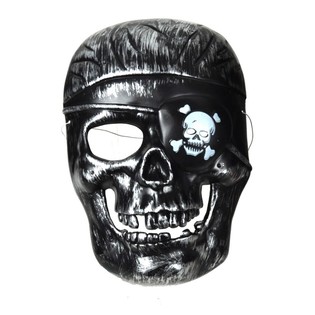 Piraten Totenkopf-Masken im Display (58 Stk.)