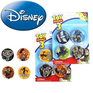 4-teilig DISNEY TOY STORY BUTTON SET (24st).