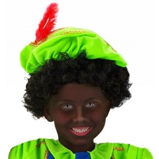 Zwarte-Piet-Barett f&uuml;r Kinder - Sinterklaas-M&uuml;tze (20er-Pack)