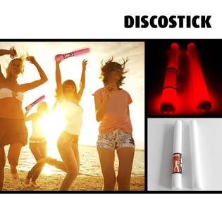 LED FOAM NUR FARBE - PARTY BAR - ROT - 38,5 CM. (19st).