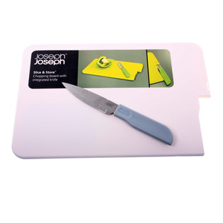 JOSEPH JOSEPH - SLICE & STORE SCHNEIDEBRETT MIT INTEGRIERTEM MESSER (1 Stk.)