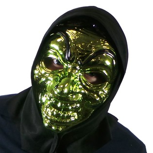 HEXEN gl&auml;nzenden MASK (6 Stck.)