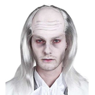 WIG - BARE MIT Graues Haar (1P.)
