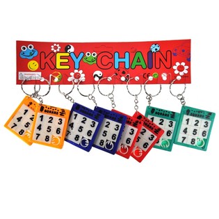 Schiebepuzzle-Schl&uuml;sselanh&auml;nger (12er-Pack)