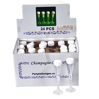 Seifenblasen Champagnerglas im Display (24 Stk.)