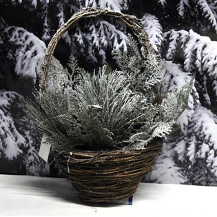 Große Luxus-CHRISTMAS BASKET / Türschild (4st.)