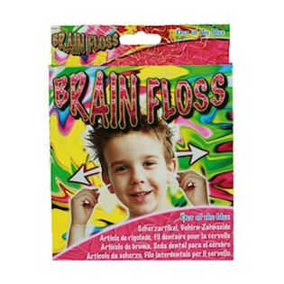 Brain Floss / Gehirn-Zahnseide Scherzartikel (24 Stk.)
