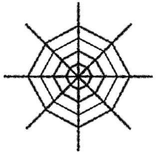 BIG SPINNENWEB 70 CM. (4 Stk.)