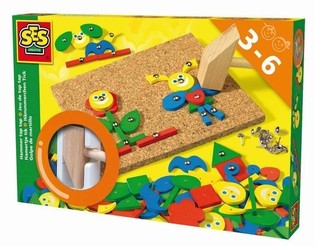 SES H&auml;mmerchenspiel Fantasie - Holz-Kork-Klopfspiel (1 Stk.)