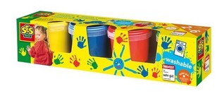 Ses Finger, 4x150ml Satz von Farben (4 Farben) (1).