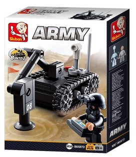 Sluban Army 8 in 1 Minensuchboot M38-B0587D (1 Stk.)