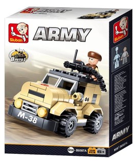Sluban 8 in 1 Streifenwagen M38-B0587A (1.)