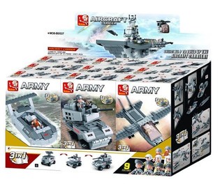 Sluban Flugzeugtr&auml;ger 9-in-1 M38-B0537 Baukasten (1 Display / 9 St&uuml;ck)