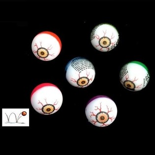STUITERBALLEN mit den Augen - &Oslash; 3 cm. (48pcs.)