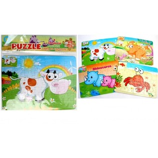 MIX Tierpuzzle, 26x19 cm. (24pcs.)