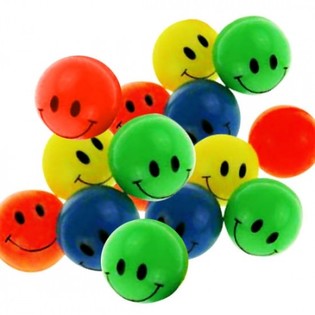 BUNTE STUITERBALLEN 3.8 CM. (60st).