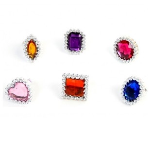 MIX KINDER BLING BLING RINGS (48pcs.)