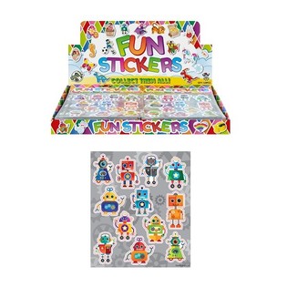 FUN STICKER &ndash; MODELL: ROBOTER (120 Stk.)