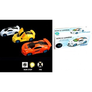 BUMP & GO POLIZEI AUTO MIT LICHT UND TON (1 St&uuml;ck)