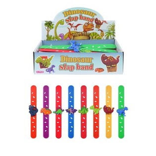DINOSAUR-SNAP-ARMB&Auml;NDER / CLIC-ARMB&Auml;NDER (24 St&uuml;ck)