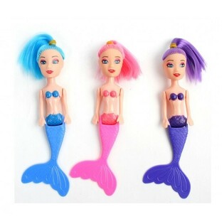 MERMAID PUPPEN, ca. 14 cm (48st.)