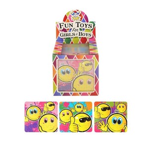 PUZZLE - SMILEY, 13 x 12 cm IM DISPLAY (108 Stk.)