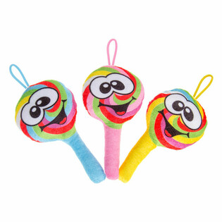 Pl&uuml;sch-Lollis - 18 cm (24 St&uuml;ck)