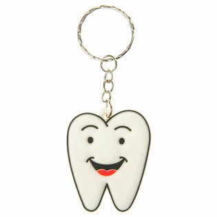 KEYRING TOOTH (48 St&uuml;ck)