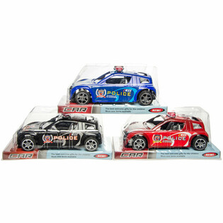 FRICTIE POLICE CAR ON BLISTER (6 St&uuml;ck)