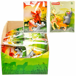 3 wilde Tiere im Beutel (60 Stk.)