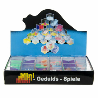 Kleine Geduldspiele im Verkaufsdisplay (24 St.)