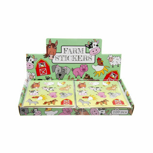 Fun-Sticker &ndash; Modell: Bauernhoftiere (120 Stk.)