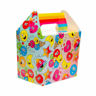 MENUBOX / MITGEBSEL-BOX SMILEY 14x10x17 cm (12 Stk.)