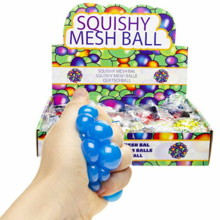 SQUISHY BALL - &Oslash; 5 cm - Bunte Knautschb&auml;lle im Display (24 Stk.)